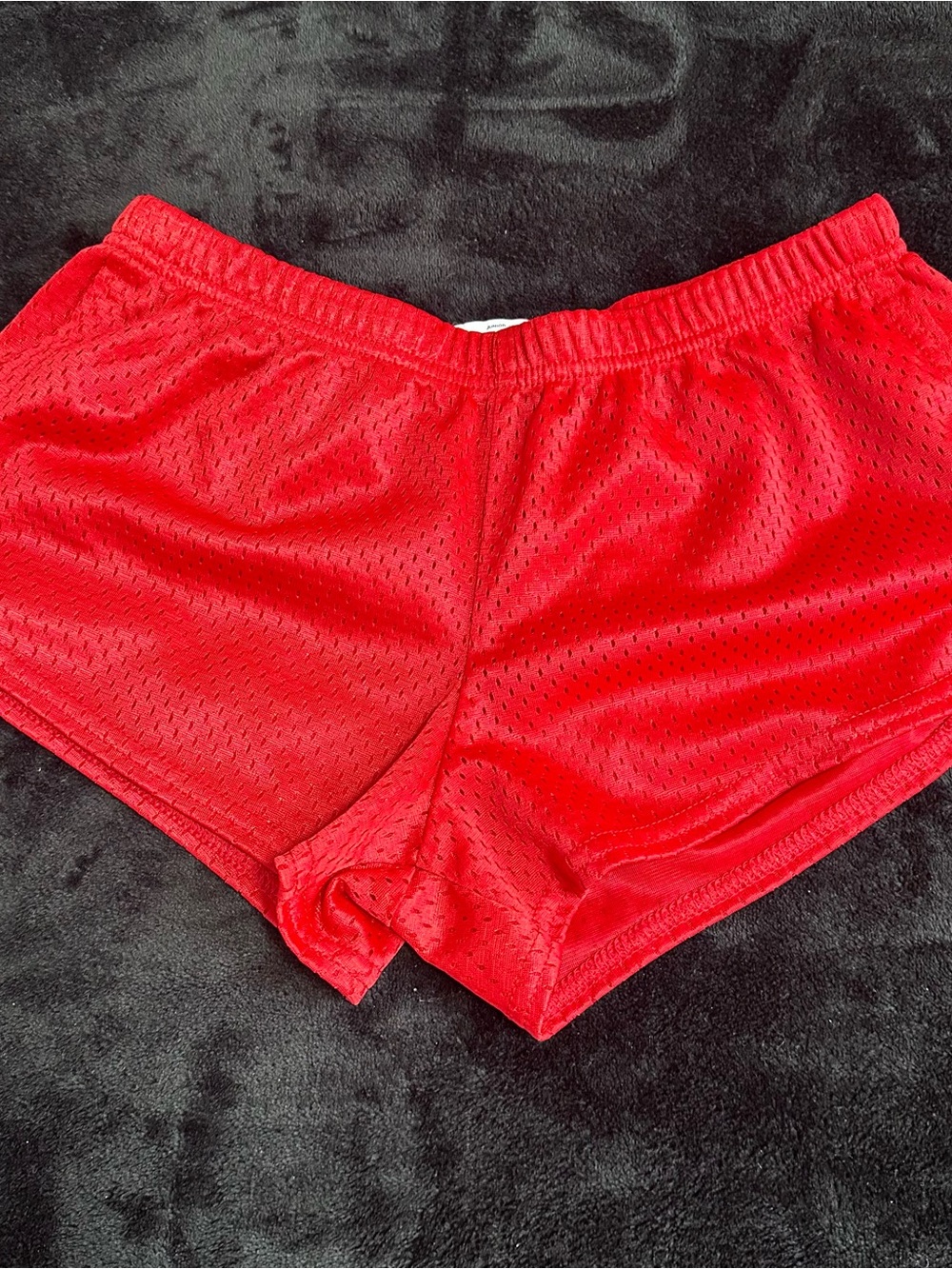 Women’s SOFFE Red Athletic Mesh Shorts